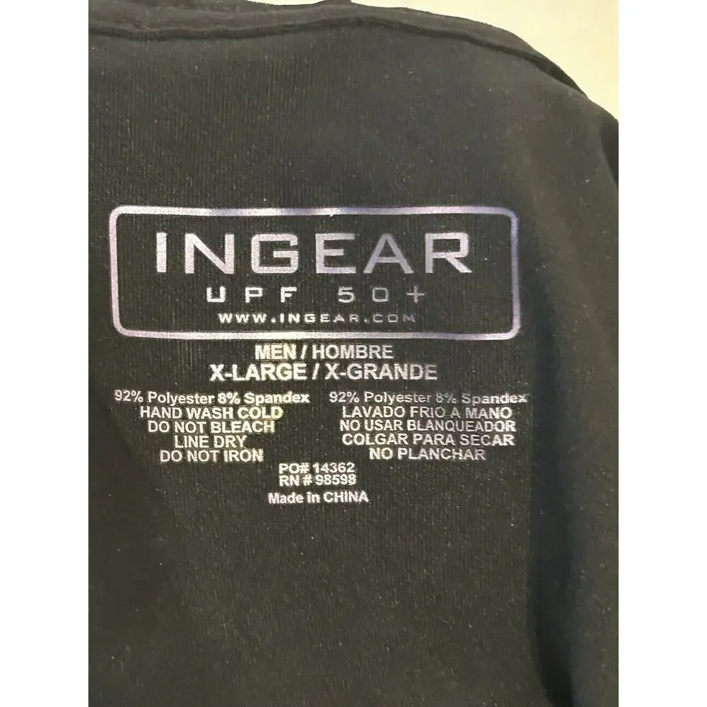 NWT Ingear Swim Men's size XL Lightweight Hoodie UPF 50+